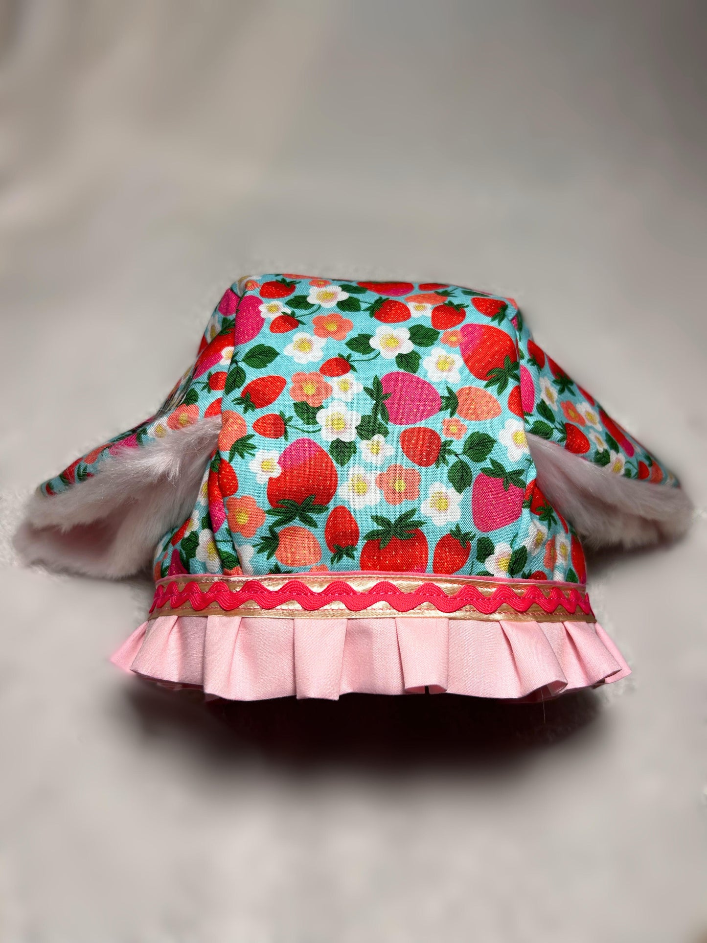 Strawberry Field Bunny Bonnet